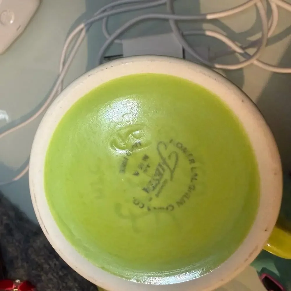Vintage Fiesta ware chartreuse mug Rare Find